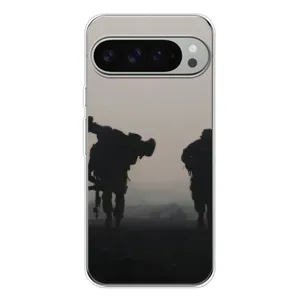 Чехлы на военную тематику для Google Pixel 9 Pro XL (Бой солдат)