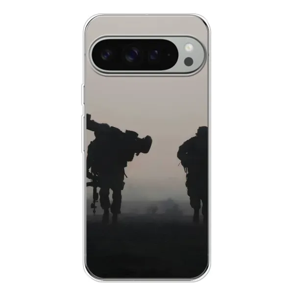 Чехол с рисунком «Бой солдат» для Google Pixel 9 Pro XL Чехол с рисунком «Бой солдат» для Google Pixel 9 Pro XL