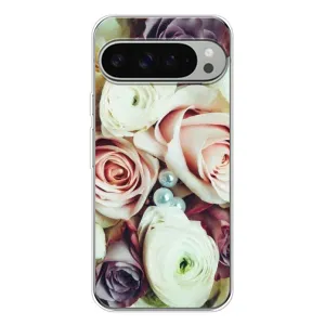 Чехлы с принтом Розочки для Google Pixel 9 Pro XL (Букет РОЗ)