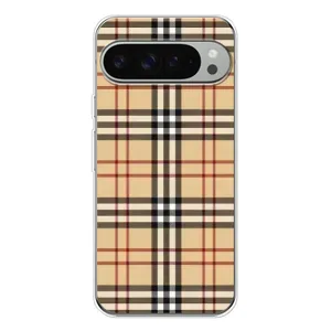 Чехол с Брендами одежды на Пиксель 9 Про ХЛ (Burberry стиль)