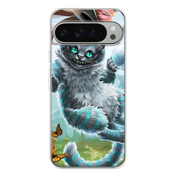 Чехол с рисунком «Чеширский КОТИК» для Google Pixel 9 Pro XL Чехол с рисунком «Чеширский КОТИК» для Google Pixel 9 Pro XL