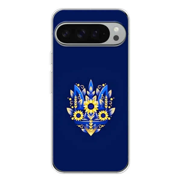 Чехол с рисунком «Цветущий Герб» для Google Pixel 9 Pro XL