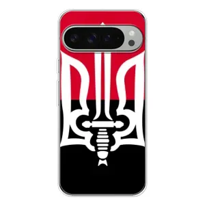 Чехлы УПА (Красно-Чёрный) на Google Pixel 9 Pro XL (Герб Украины)