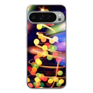 Чехол Новогодняя Елка на Google Pixel 9 Pro XL (Гирлянды)