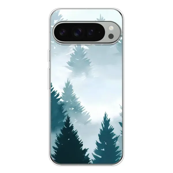 Чехол с рисунком «Горный лес» для Google Pixel 9 Pro XL Чехол с рисунком «Горный лес» для Google Pixel 9 Pro XL