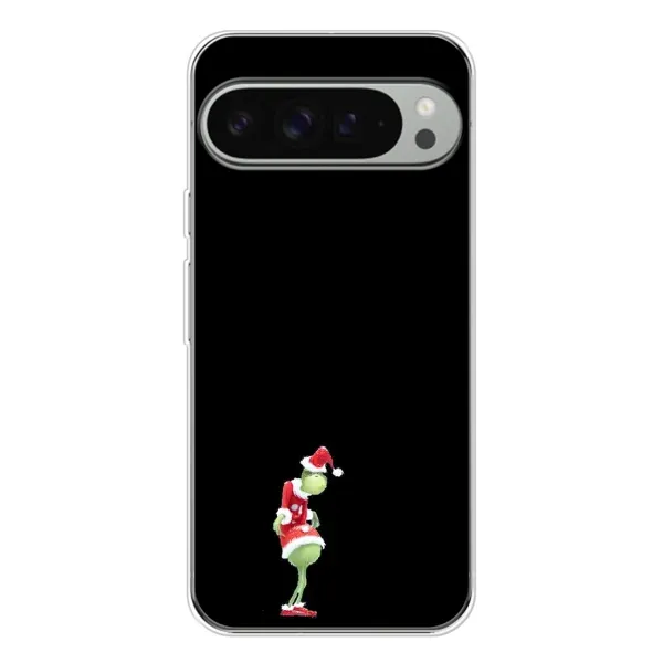 Чехол с рисунком «Гринч на чорном» для Google Pixel 9 Pro XL Чехол с рисунком «Гринч на чорном» для Google Pixel 9 Pro XL