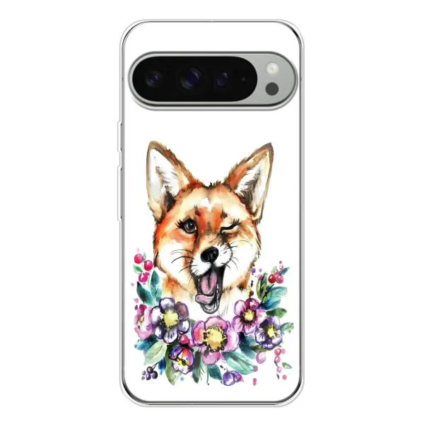 Чехол с рисунком «Хитрая лиса» для Google Pixel 9 Pro XL Чехол с рисунком «Хитрая лиса» для Google Pixel 9 Pro XL