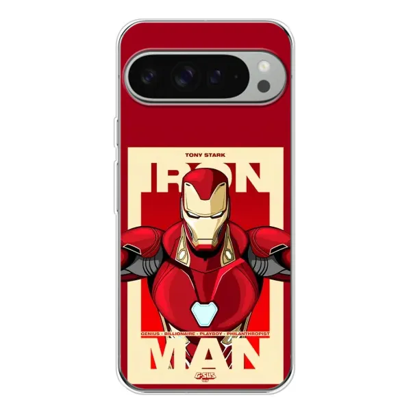 Чехол с рисунком «Iron man» для Google Pixel 9 Pro XL Чехол с рисунком «Iron man» для Google Pixel 9 Pro XL