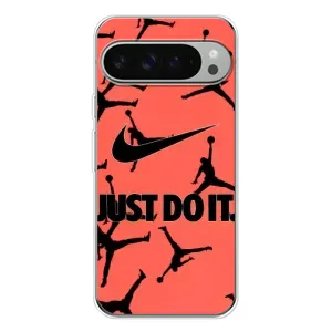Силіконовый Чохол Nike Air Jordan на Піксель 9 Про ХЛ (Just Do It)