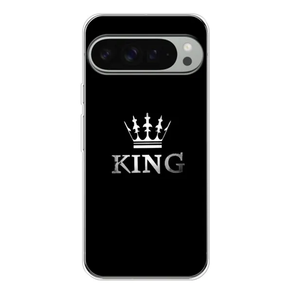 Чехол с рисунком «KING» для Google Pixel 9 Pro XL Чехол с рисунком «KING» для Google Pixel 9 Pro XL