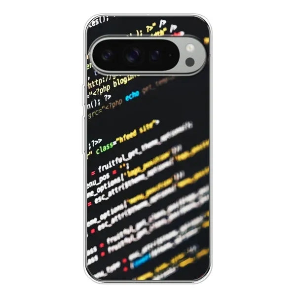 Чехол с рисунком «Код» для Google Pixel 9 Pro XL Чехол с рисунком «Код» для Google Pixel 9 Pro XL