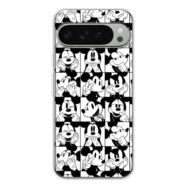 Чехол с рисунком «Коллаж Микки Маус» для Google Pixel 9 Pro XL Чехол с рисунком «Коллаж Микки Маус» для Google Pixel 9 Pro XL