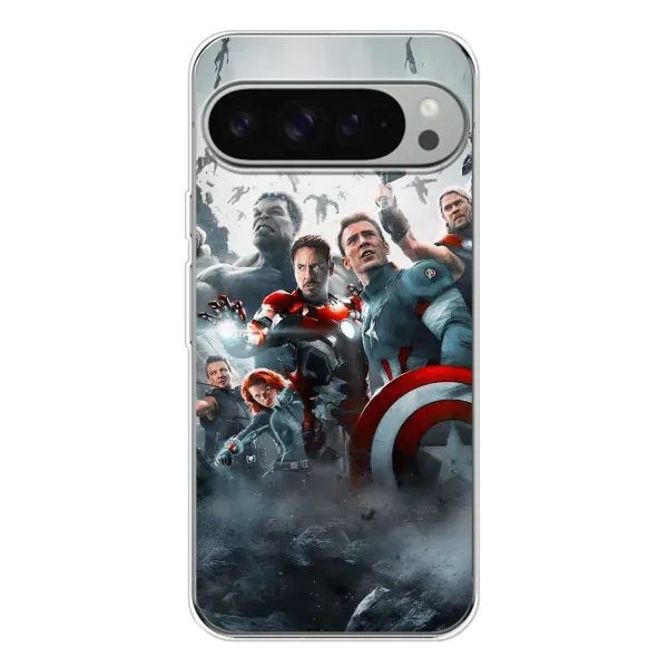 Чехол с рисунком «Команда марвел» для Google Pixel 9 Pro XL