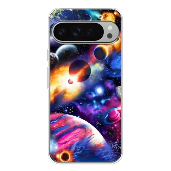 Чехол с рисунком «Космический мир» для Google Pixel 9 Pro XL Чехол с рисунком «Космический мир» для Google Pixel 9 Pro XL