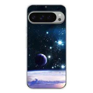 Чохол (ТПУ) з планетами на Google Pixel 9 Pro XL (Космічний вид)