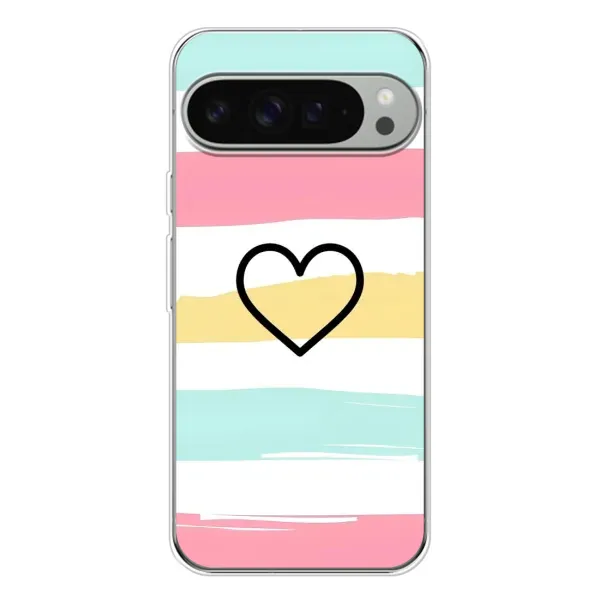 Чехол с рисунком «Красивое сердечко» для Google Pixel 9 Pro XL Чехол с рисунком «Красивое сердечко» для Google Pixel 9 Pro XL
