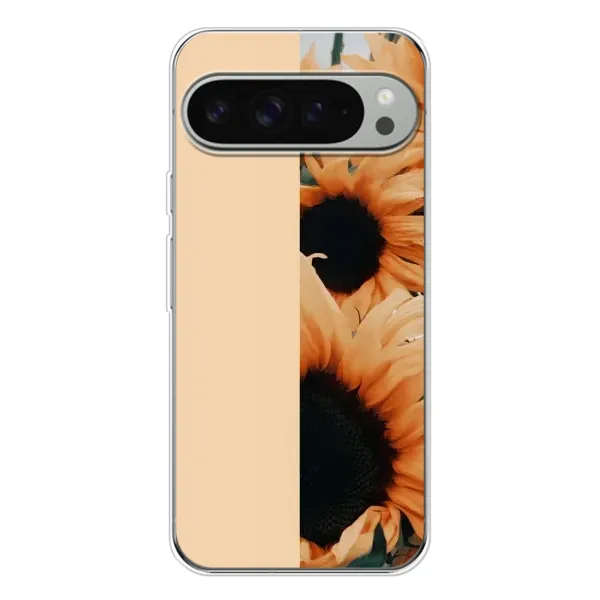 Чехол с рисунком «Красивые подсолнухи» для Google Pixel 9 Pro XL Чехол с рисунком «Красивые подсолнухи» для Google Pixel 9 Pro XL