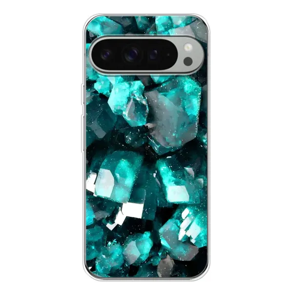 Чехол с рисунком «Кристалы» для Google Pixel 9 Pro XL Чехол с рисунком «Кристалы» для Google Pixel 9 Pro XL