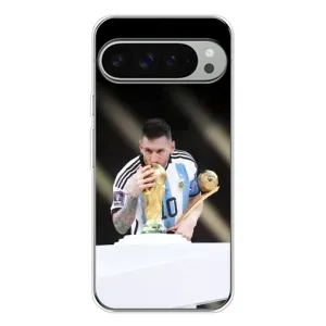 Чехлы Лео Месси Аргентина для Google Pixel 9 Pro XL (Кубок Мира)