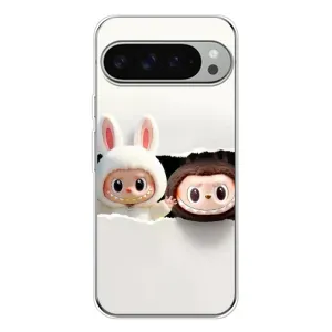 Чехол с принтом Лабубу для Google Pixel 9 Pro XL (Фигурки Labubu)