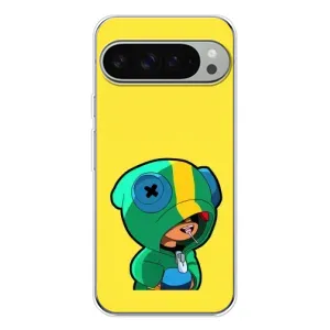 Чехол Бравл Старс для Google Pixel 9 Pro XL (Леон (LEON))