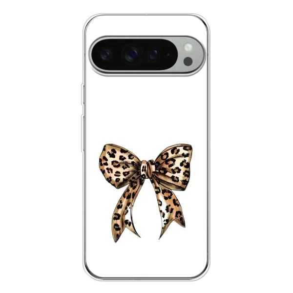 Чохол з малюнком «Леопардовий бант» для Google Pixel 9 Pro XL Чохол з малюнком «Леопардовий бант» для Google Pixel 9 Pro XL
