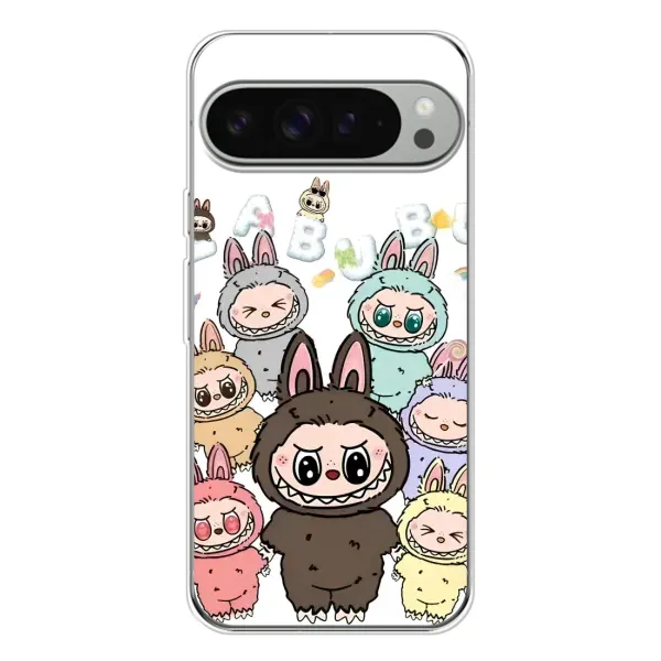 Чехол с рисунком «Маленькие Лабубу» для Google Pixel 9 Pro XL Чехол с рисунком «Маленькие Лабубу» для Google Pixel 9 Pro XL