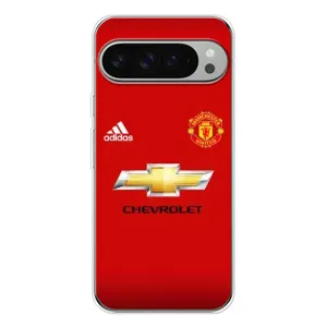 Силиконовые Чехлы принт Футбол на Google Pixel 9 Pro XL (Man United)