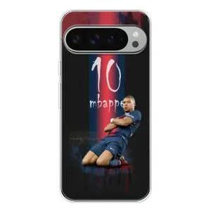 Чехол (TPU) с Футболистом на Google Pixel 9 Pro XL (MBAPPE 10)
