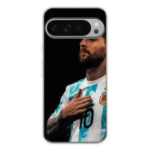 Чехлы Лео Месси Аргентина для Google Pixel 9 Pro XL (Месси Капитан)
