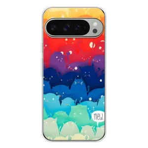 Силіконовий чохол з котиком для Google Pixel 9 Pro XL (Mew)