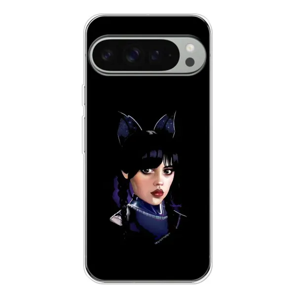 Чехол с рисунком «Милая Уэнсдей» для Google Pixel 9 Pro XL Чехол с рисунком «Милая Уэнсдей» для Google Pixel 9 Pro XL
