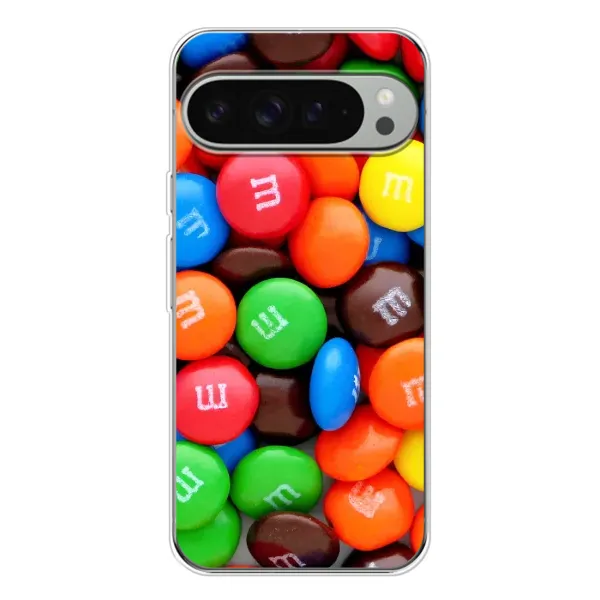 Чехол с рисунком «Разноцветные M&M'S» для Google Pixel 9 Pro XL Чехол с рисунком «Разноцветные M&M'S» для Google Pixel 9 Pro XL