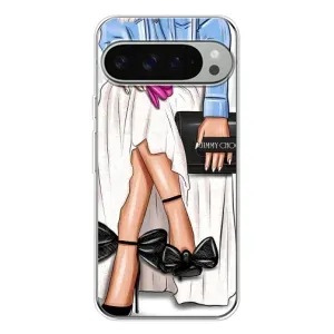 Силиконовый Чехол на Google Pixel 9 Pro XL с картинкой Стильных Девушек
