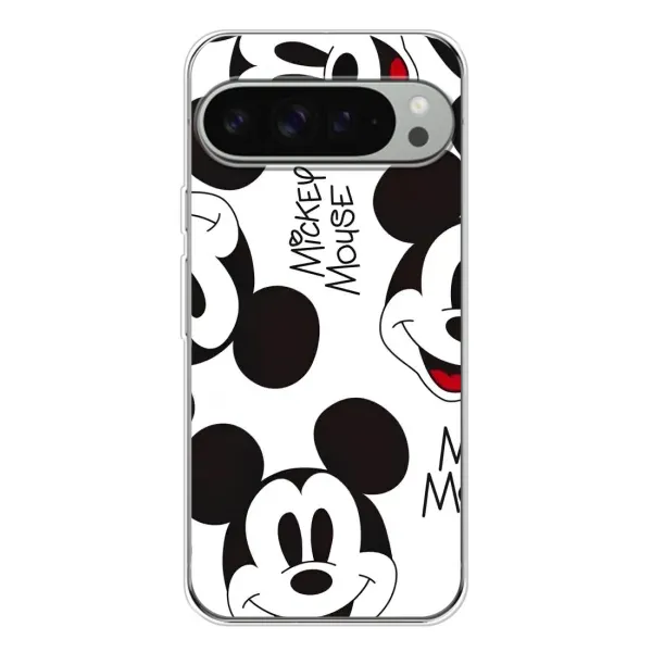Чехол с рисунком «Мордочка Маус» для Google Pixel 9 Pro XL Чехол с рисунком «Мордочка Маус» для Google Pixel 9 Pro XL
