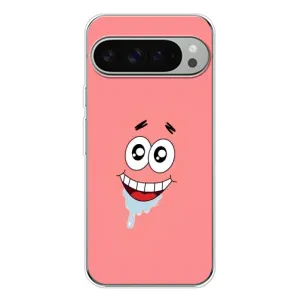 Чехлы с Патриком на Google Pixel 9 Pro XL (Мордочка Патрика)