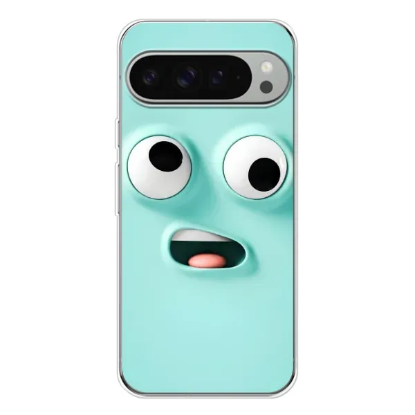 Чехол с рисунком «Забавное мятное лицо» для Google Pixel 9 Pro XL Чехол с рисунком «Забавное мятное лицо» для Google Pixel 9 Pro XL