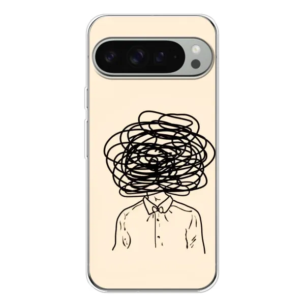 Чехол с рисунком «Мысли» для Google Pixel 9 Pro XL Чехол с рисунком «Мысли» для Google Pixel 9 Pro XL