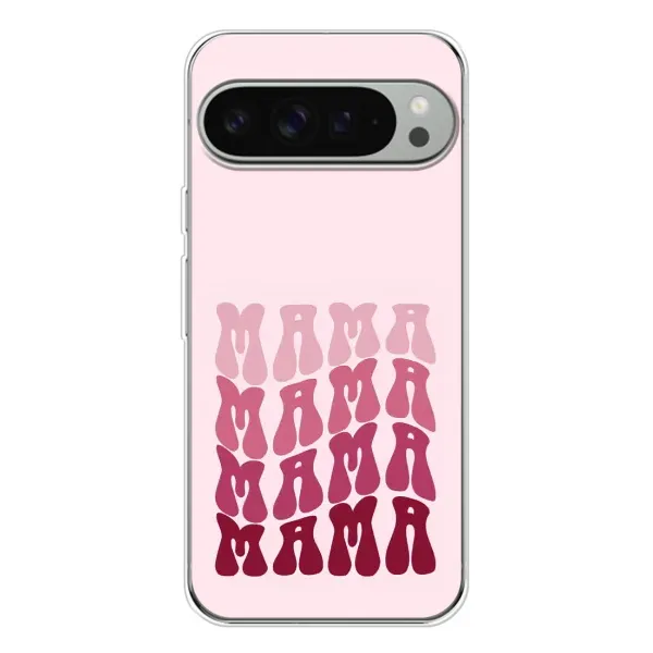 Чехол с рисунком «Надпись мама» для Google Pixel 9 Pro XL Чехол с рисунком «Надпись мама» для Google Pixel 9 Pro XL