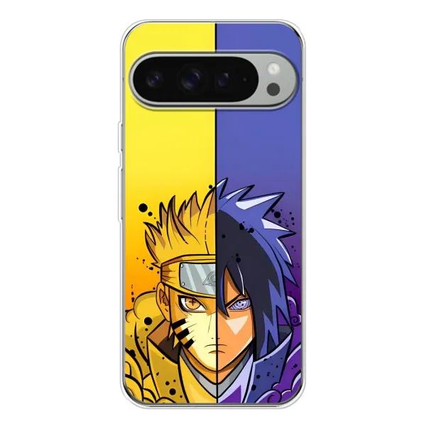 Чехол с рисунком «Naruto Vs Sasuke» для Google Pixel 9 Pro XL Чехол с рисунком «Naruto Vs Sasuke» для Google Pixel 9 Pro XL