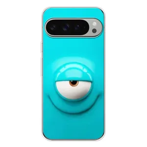 Силиконовые Чехлы (смешные стикеры) для Google Pixel 9 Pro XL (Одноглазик)