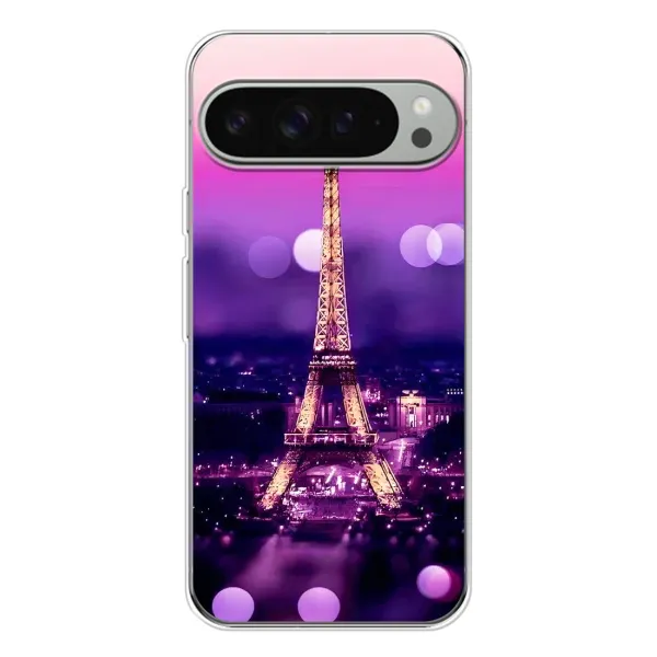 Чехол с рисунком «Париж башня» для Google Pixel 9 Pro XL Чехол с рисунком «Париж башня» для Google Pixel 9 Pro XL