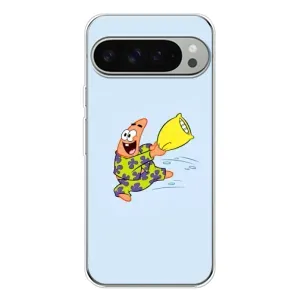 Чехлы с Патриком на Google Pixel 9 Pro XL (Патрик с подушкой)