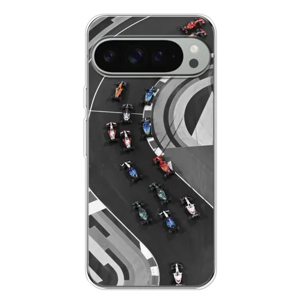 Чехол с рисунком «Гонки ф1» для Google Pixel 9 Pro XL Чехол с рисунком «Гонки ф1» для Google Pixel 9 Pro XL