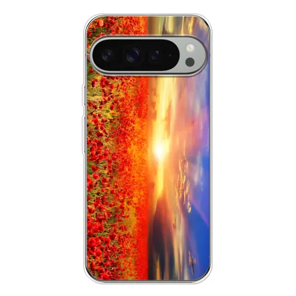 Чехол с рисунком «Поле тюльпанов» для Google Pixel 9 Pro XL Чехол с рисунком «Поле тюльпанов» для Google Pixel 9 Pro XL
