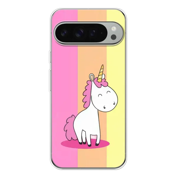 Чехол с рисунком «Радужный Единорог» для Google Pixel 9 Pro XL Чехол с рисунком «Радужный Единорог» для Google Pixel 9 Pro XL