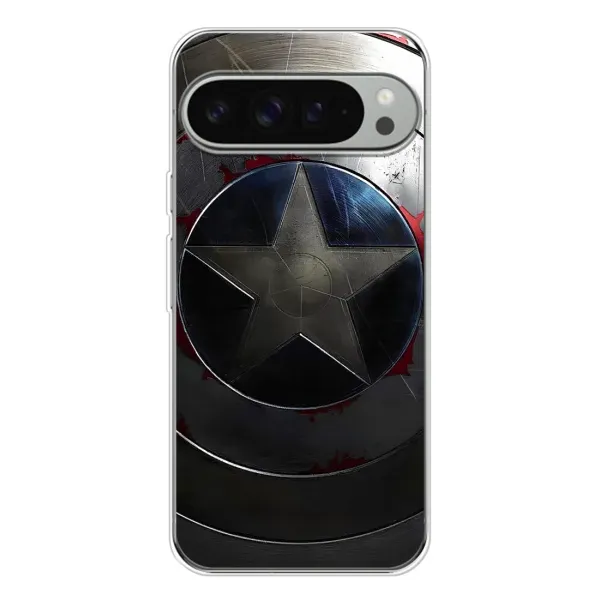 Чохол з малюнком «Ретро Щит Капітана» для Google Pixel 9 Pro XL Чохол з малюнком «Ретро Щит Капітана» для Google Pixel 9 Pro XL