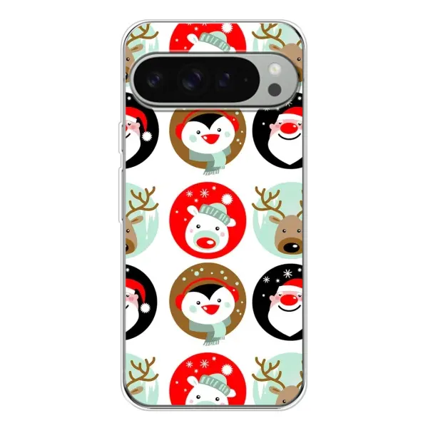 Чехол с рисунком «Рождественский принт» для Google Pixel 9 Pro XL Чехол с рисунком «Рождественский принт» для Google Pixel 9 Pro XL