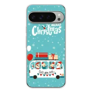 Силиконовый бампер на рождество для Google Pixel 9 Pro XL (Рождественское настроение)