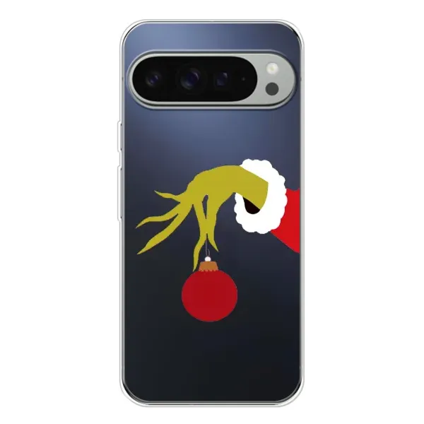 Чехол с рисунком «Рука Гринча» для Google Pixel 9 Pro XL Чехол с рисунком «Рука Гринча» для Google Pixel 9 Pro XL